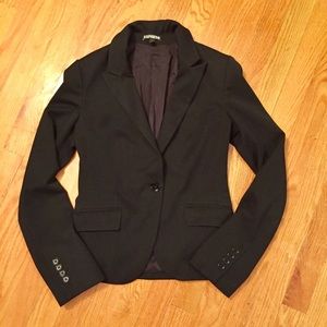 Express Black Blazer w/one button Size 2